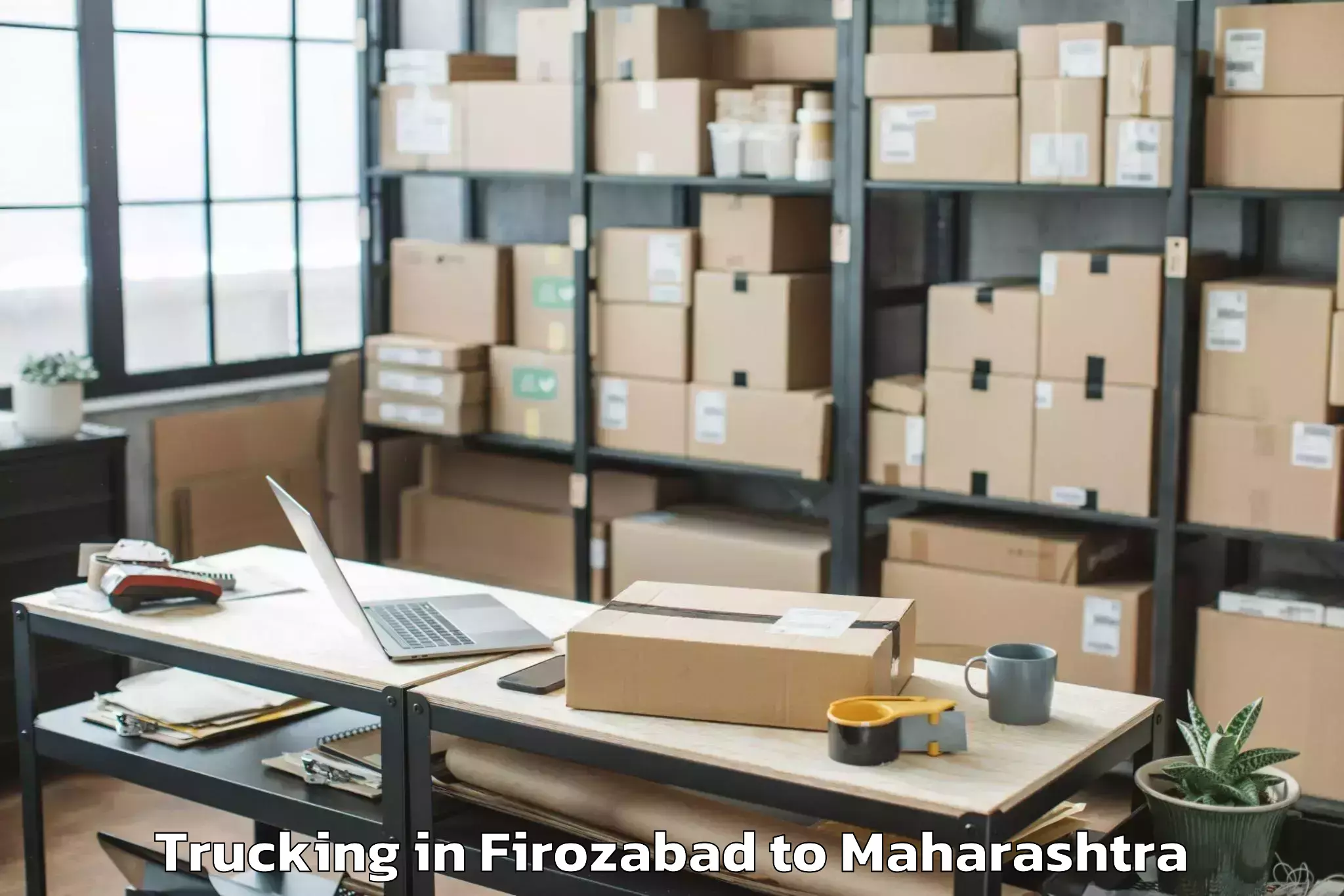 Easy Firozabad to Gherapurandhar Trucking Booking